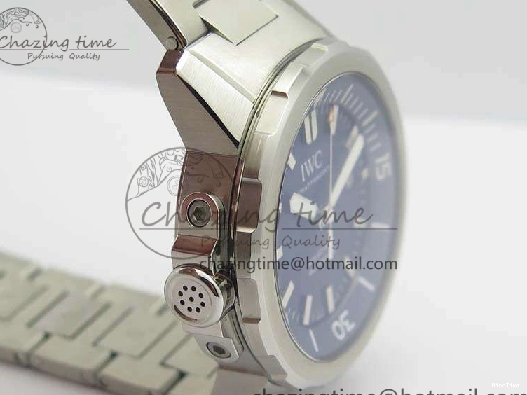 MIROTIME 0217 EasyMatch Aquatimer Automatic IW329004 V6F 1:1 Best Edition Blue Dial On SS Bracelet MIYOTA 7224